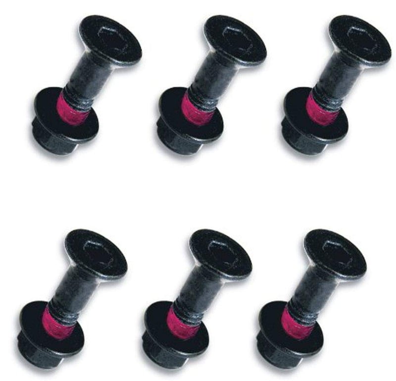 Bolt 2008-HS.B Sprocket Fasteners Black 6 Pack